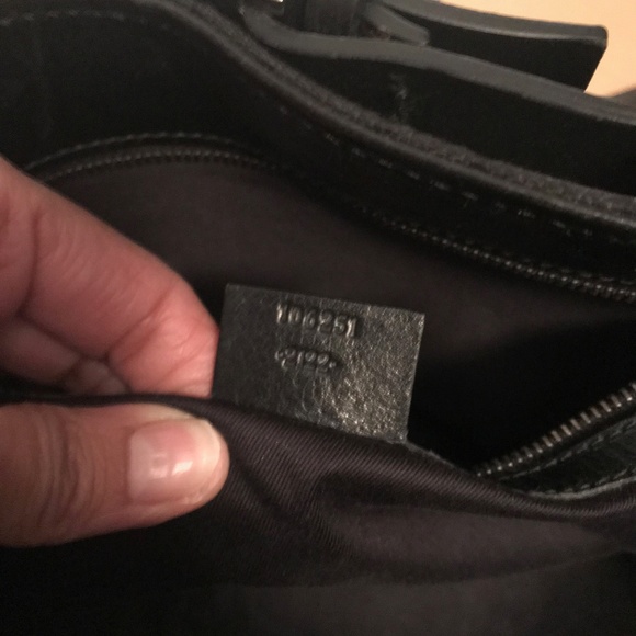 Gucci GG Monogram Canvas w/Leather Trim Tote - Picture 5 of 7